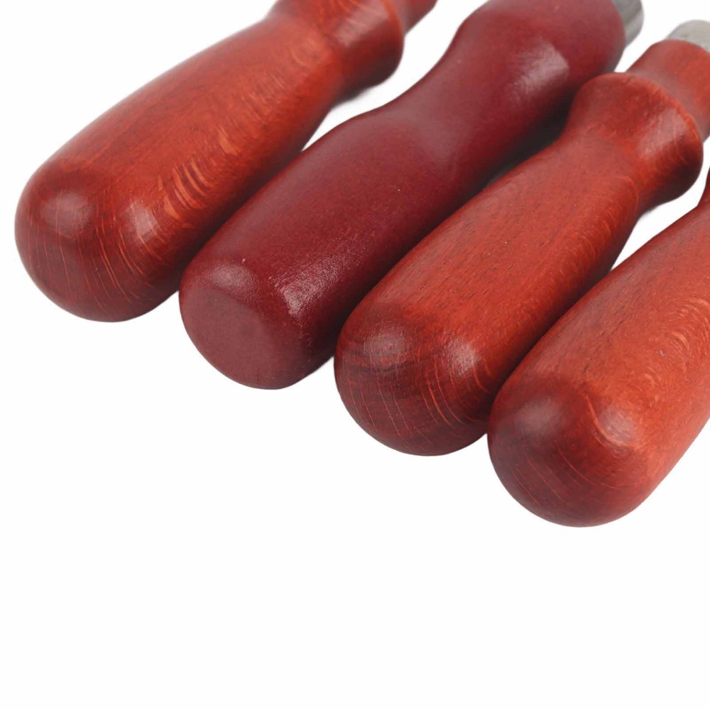 Leatherwork Edge Beveler - 4개 세트 킨엣지 가죽 모서리 베벨러