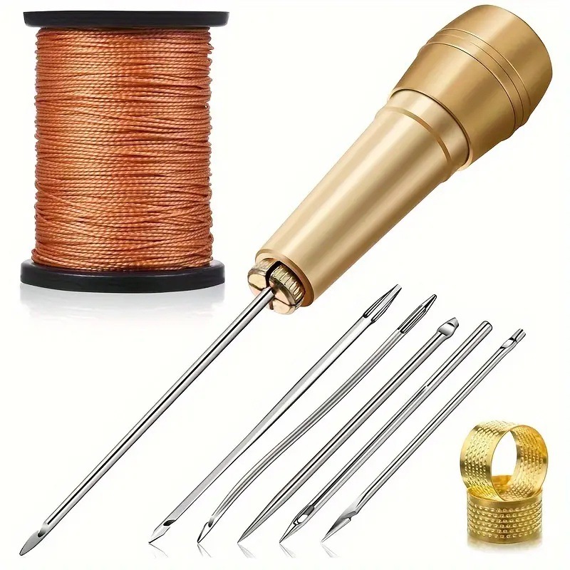가죽 바느질 도구, 가죽 공예 DIY용 손바느질 바늘, - Leatherwork Awl 리뷰 및 가격