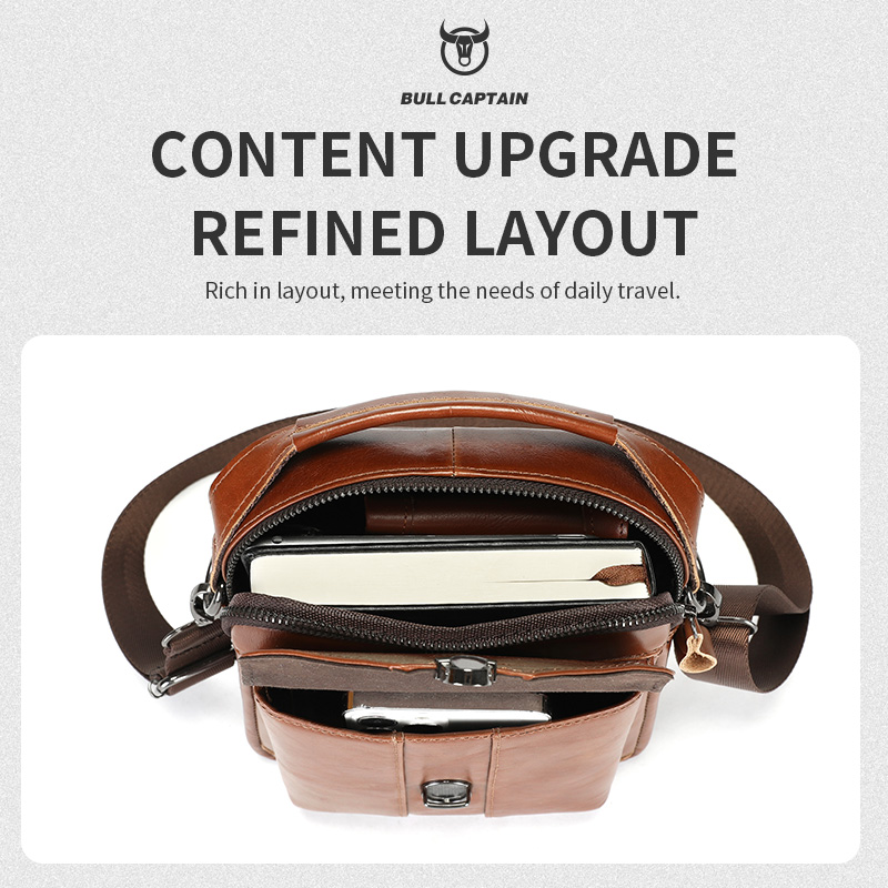 BULLCAPTAIN 남성용 가죽 메신저 백 레트로 숄 - Leather Work Bag Men 리뷰 및 가격