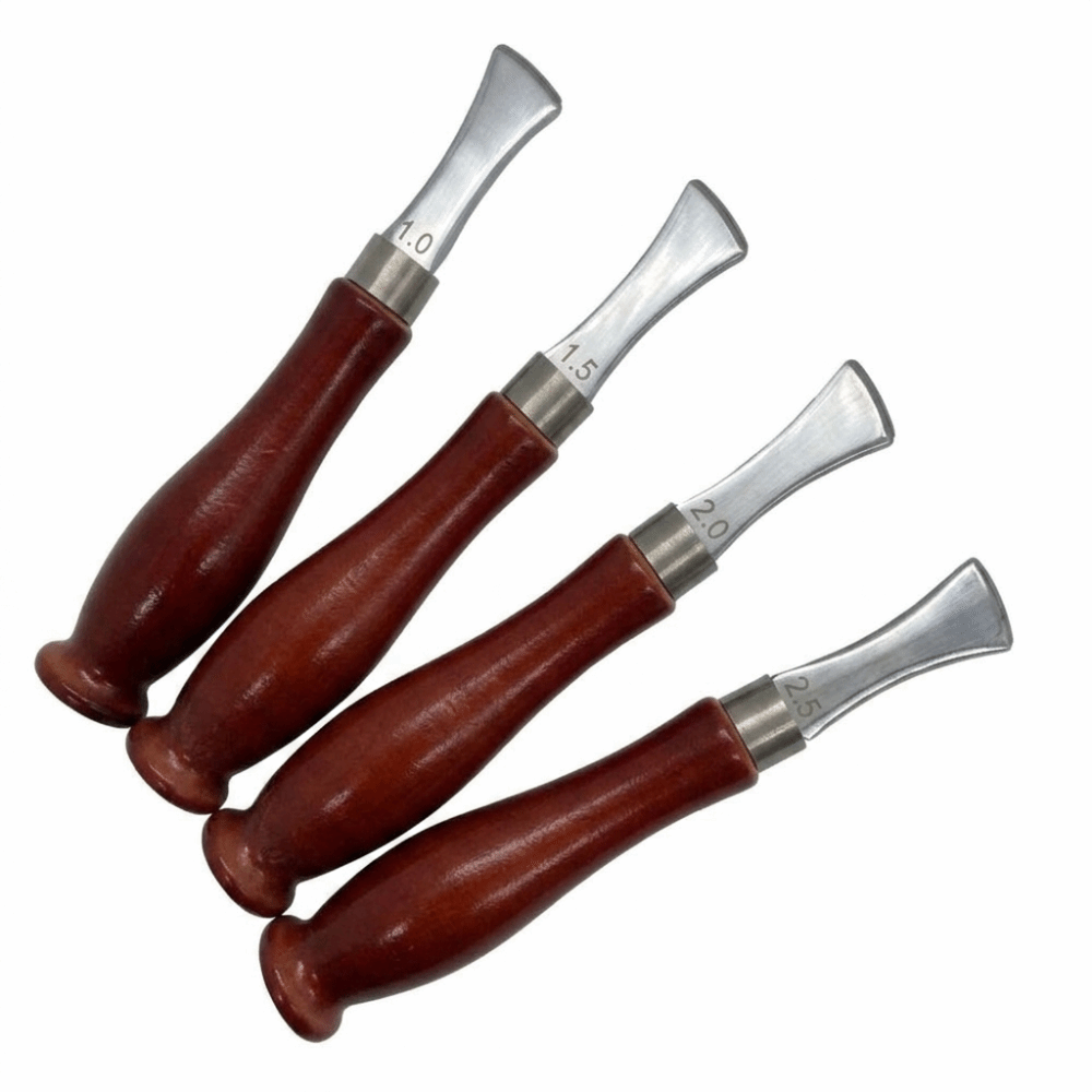4개입 정밀 베벨러 가죽 모서리 주름잡이 부드러운 나무 - Leatherwork Edge Beveler 리뷰 및 가격