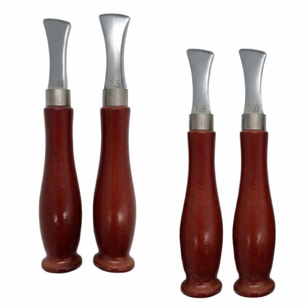 4개입 정밀 베벨러 가죽 모서리 주름잡이 부드러운 나무 - Leatherwork Edge Beveler 리뷰 및 가격