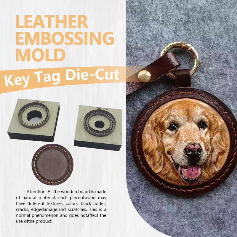 가죽 키 태그 다이 커팅 편리하고 간단한 내마모성 키체 - Leatherwork Products 리뷰 및 가격