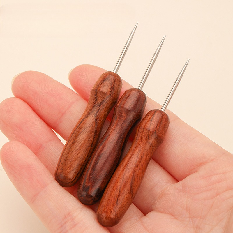 전문가용 가죽 나무 손잡이 송곳 DIY 도구 가죽 공예 - Leatherwork Awl 리뷰 및 가격