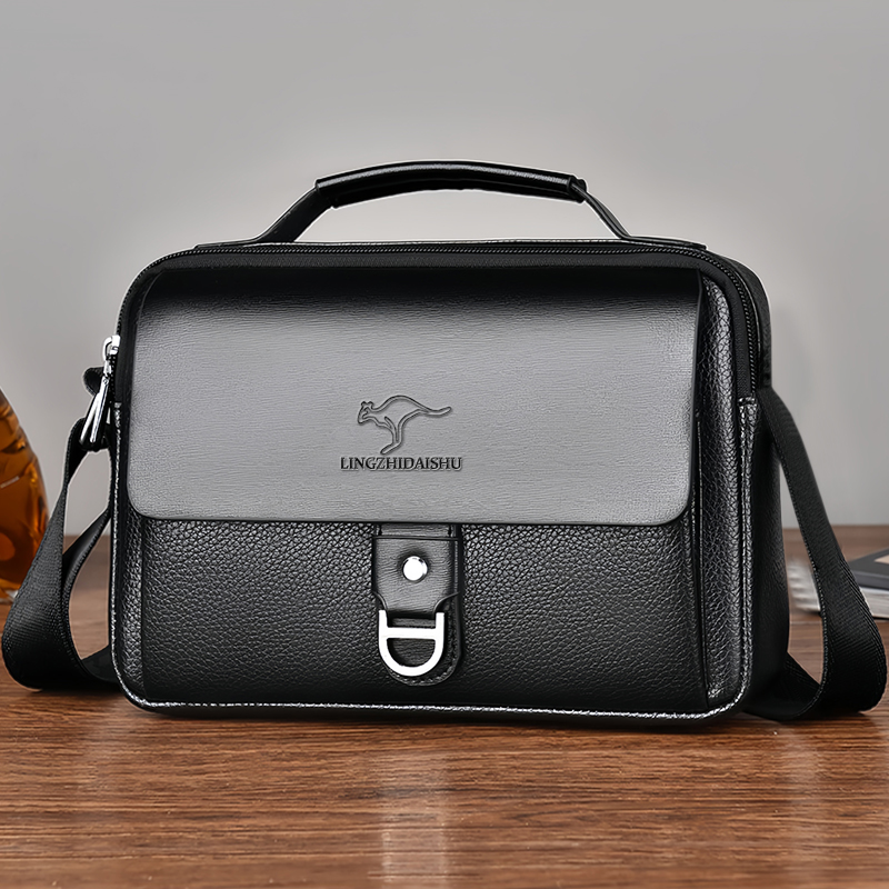 내구성 있는 투톤 비즈니스 가방, 패셔너블한 잠금장치  - Leather Work Bag Men 리뷰 및 가격