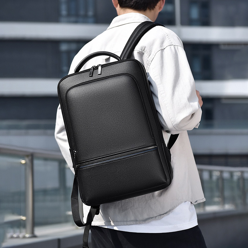 남성용 PU 가죽 배낭, USB 충전, 패션 이그제큐티 - Leather Work Bag Men 리뷰 및 가격