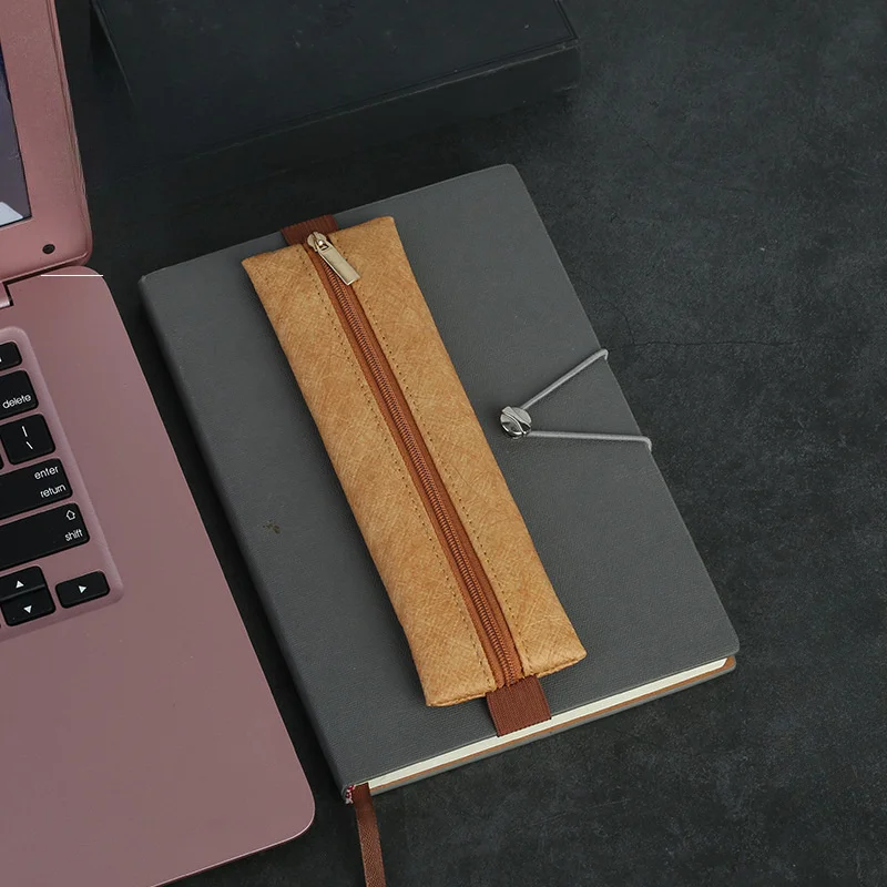 1pcs 조정 가능한 탄성 밴드 펜 홀더, 듀퐁 종이  - Leather Work Notepad 리뷰 및 가격