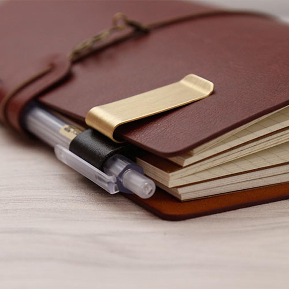 수제 가죽 황동 스테인리스 펜 홀더 클립 저널 노트북  - Leather Work Notepad 리뷰 및 가격