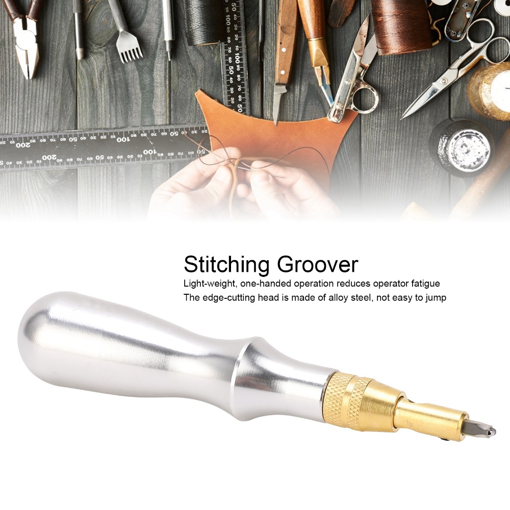 7종 알루미늄 손잡이 스티칭 그루버 도구 다기능 디자인 - Leatherwork Edge Beveler 리뷰 및 가격