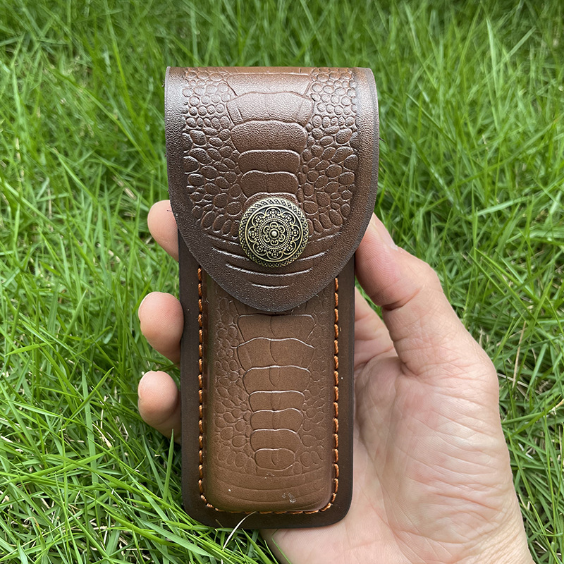 접이식 나이프 거치대 양각 소가죽 칼집 포켓 나이프 커 - Leatherwork Awl 리뷰 및 가격