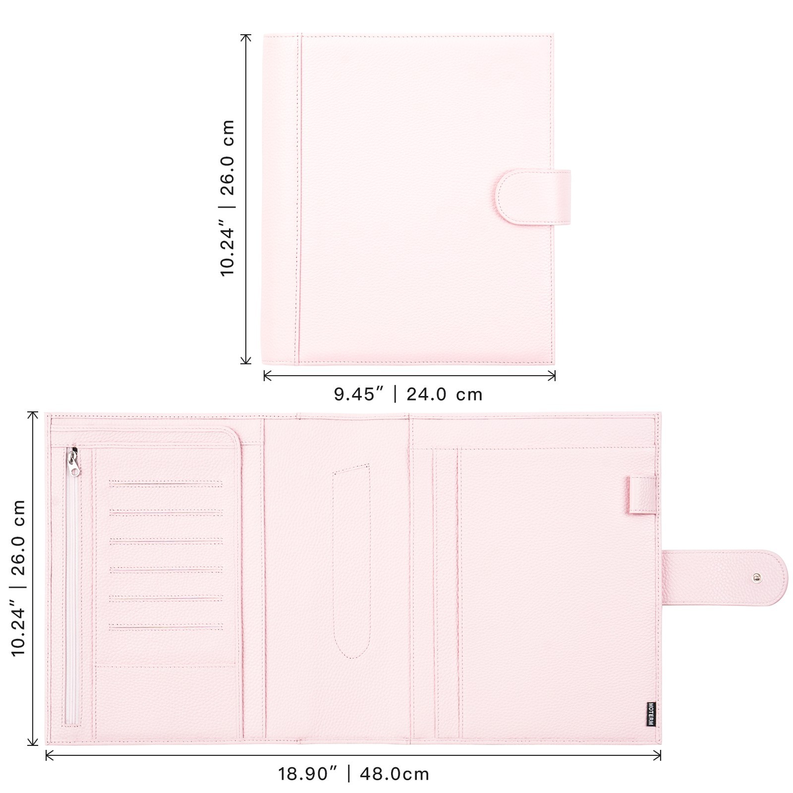 모터엠 정품 가죽 디스크바운드 플래너 커버 (해피 플래 - Leather Work Notepad 리뷰 및 가격