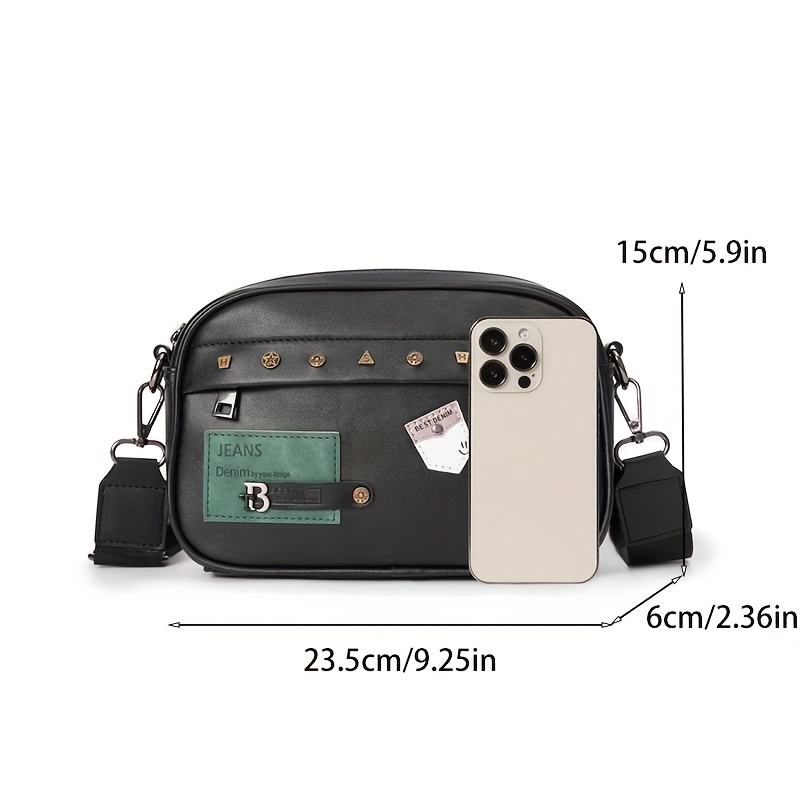 젊은 남성을 위한 스트리트 트렌디 숄더백 패션 PU 가 - Leather Work Bag Men 리뷰 및 가격