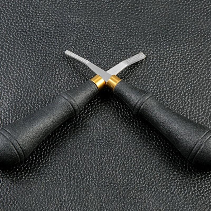 가죽 에지 베벨러 도구 스테인리스 스틸 헤드 리더 도구 - Leatherwork Edge Beveler 리뷰 및 가격
